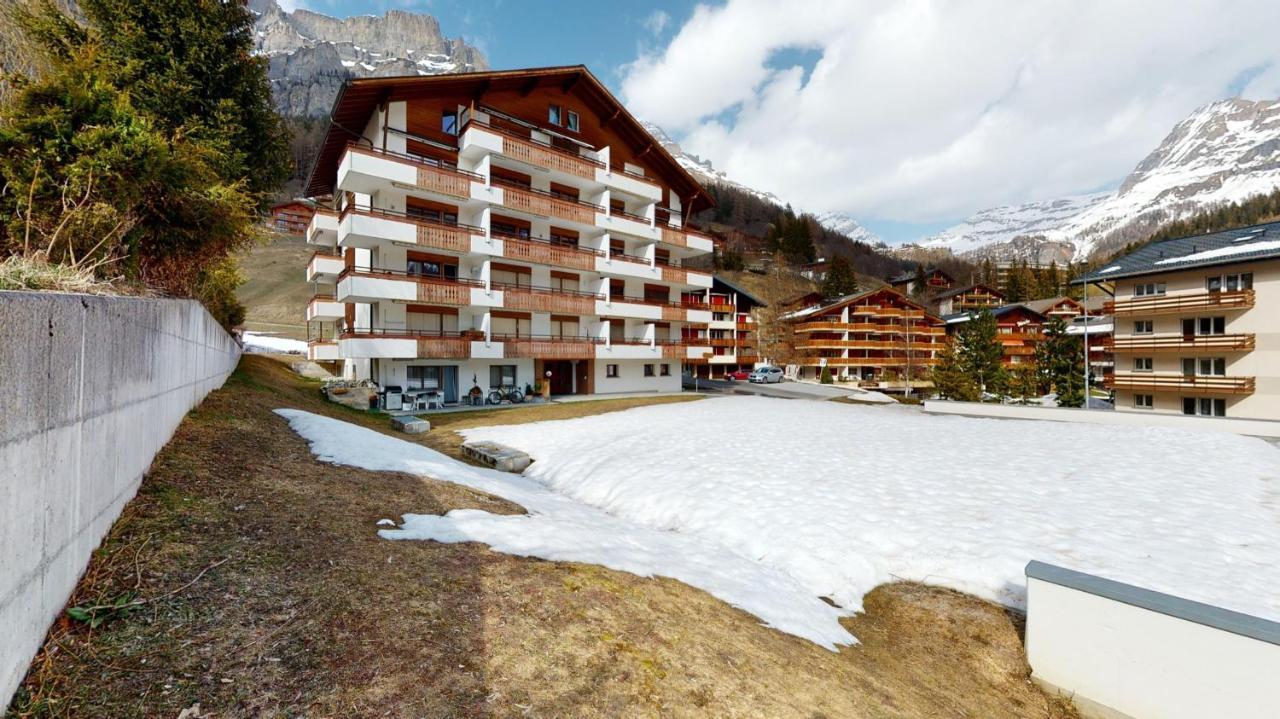 Gonenstein Residence In Leukerbad, Entire Apartment/Studio With Balcony Exterior foto