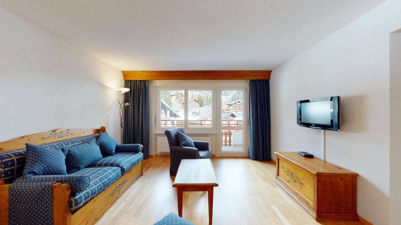 Gonenstein Residence In Leukerbad, Entire Apartment/Studio With Balcony Exterior foto