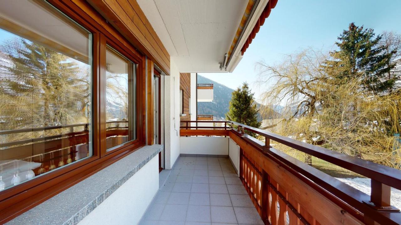 Gonenstein Residence In Leukerbad, Entire Apartment/Studio With Balcony Exterior foto