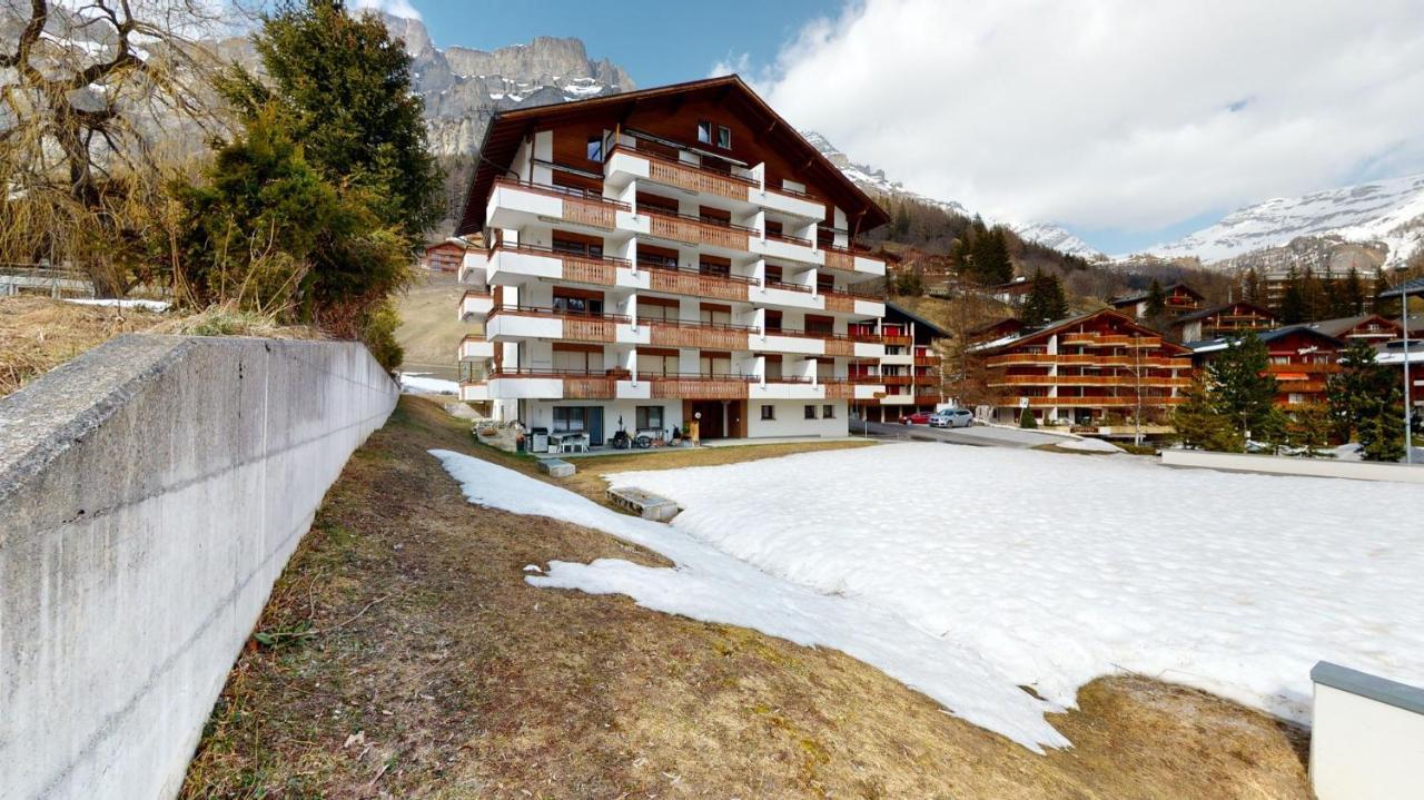 Gonenstein Residence In Leukerbad, Entire Apartment/Studio With Balcony Exterior foto