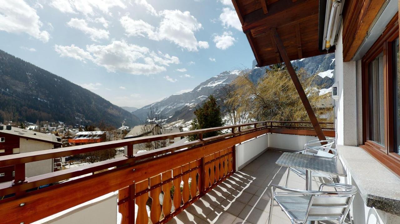 Gonenstein Residence In Leukerbad, Entire Apartment/Studio With Balcony Exterior foto
