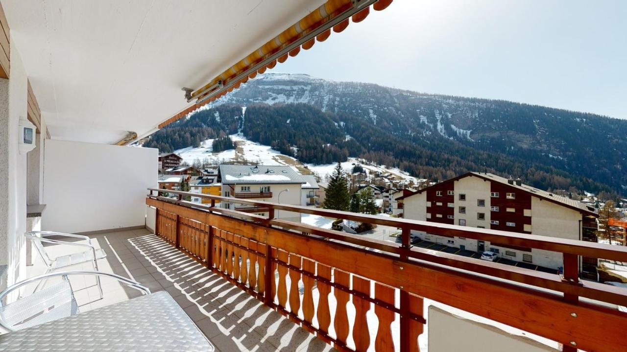 Gonenstein Residence In Leukerbad, Entire Apartment/Studio With Balcony Exterior foto