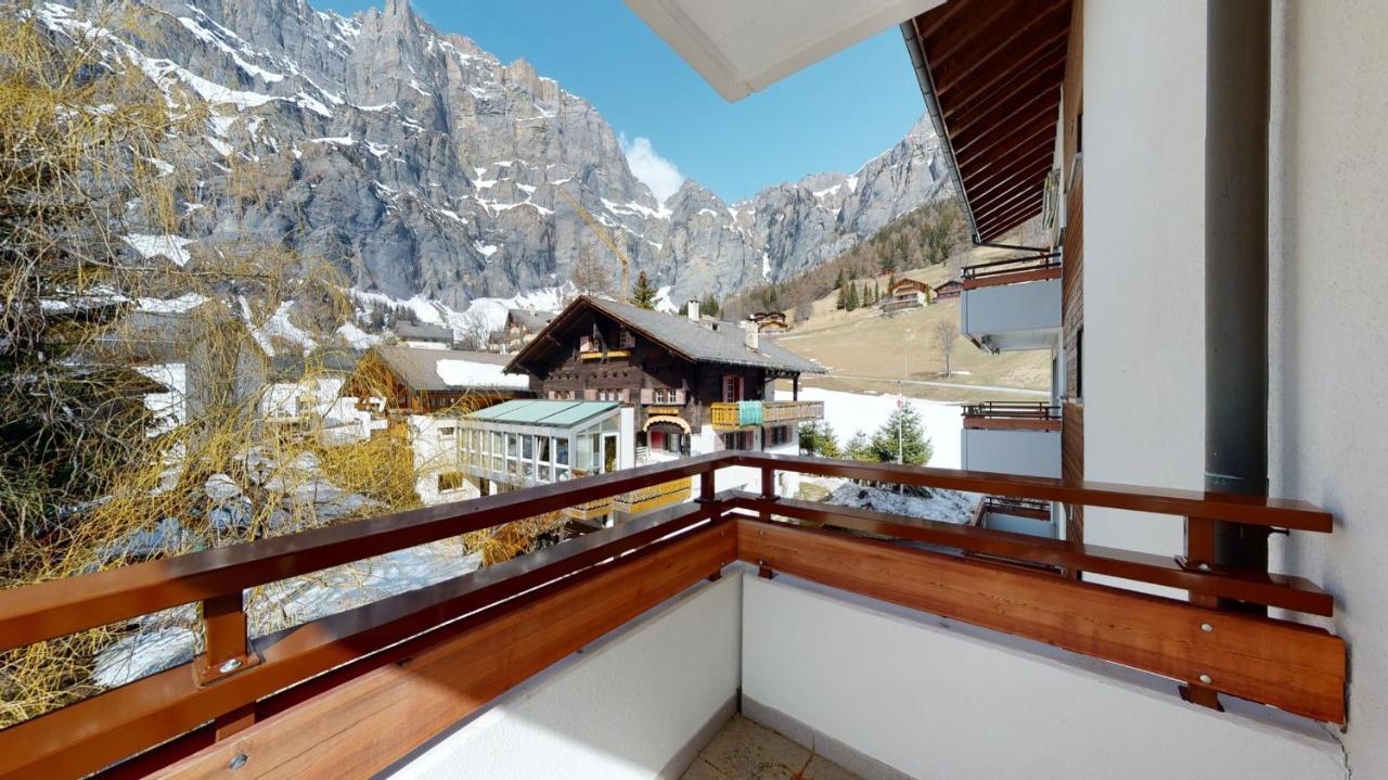 Gonenstein Residence In Leukerbad, Entire Apartment/Studio With Balcony Exterior foto