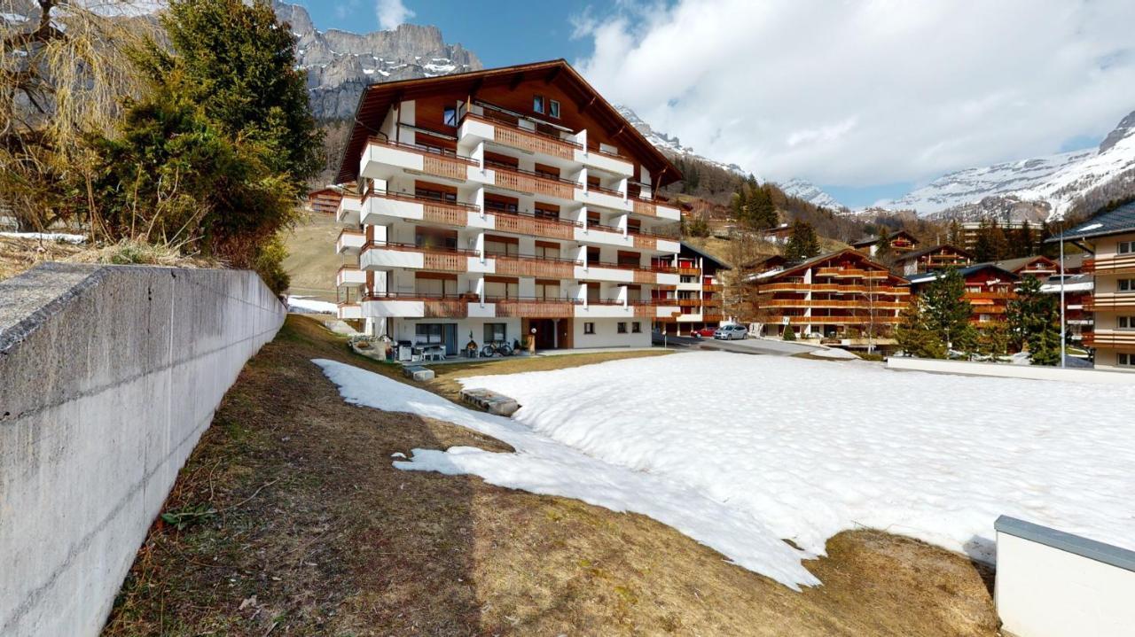 Gonenstein Residence In Leukerbad, Entire Apartment/Studio With Balcony Exterior foto