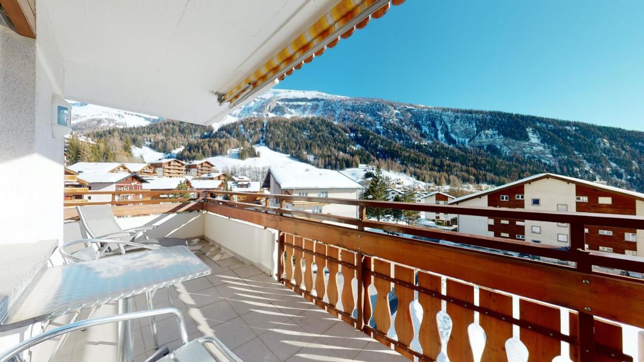 Gonenstein Residence In Leukerbad, Entire Apartment/Studio With Balcony Exterior foto